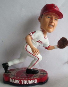 Los Angeles Angels Mark Trumbo Forever Collectibles Baseball Base Bobblehead