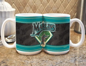 Florida Marlins Coffee Mug - Felt Style