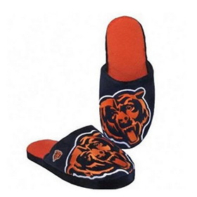 Chicago Bears Slippers - Big Logo Stripe (1 Pair) CO