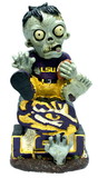 LSU Tigers Zombie On Logo with Football Figurine