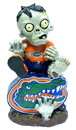 Florida Gators Zombie On Logo with Football Figurine