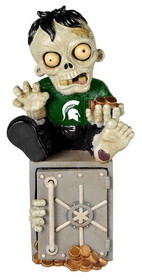 Michigan State Spartans Zombie Figurine Bank