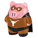 Texas Longhorns Piggy Bank - Large Stand Up Superhero CO