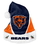 Chicago Bears Santa Hat Colorblock