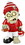 Wisconsin Badgers Zombie Figurine - Thematic CO