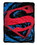 Superman Blanket 46x60 Fleece Ripped Shield Design