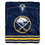 Buffalo Sabres Blanket 50x60 Raschel Jersey Design Alternate