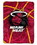 Miami Heat Blanket 60x80 Raschel
