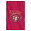 San Francisco 49ers Blanket 54x84 Sweatshirt Script Design