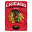 Chicago Blackhawks Blanket 60x80 Raschel Inspired Design