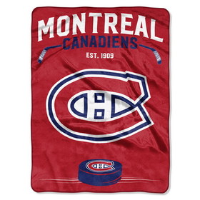 Montreal Canadiens Blanket 60x80 Raschel Inspired Design