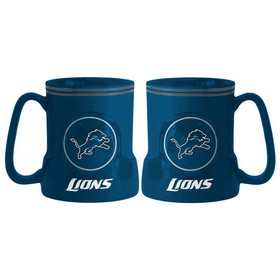 Detroit Lions Coffee Mug - 18oz Game Time (New Handle)
