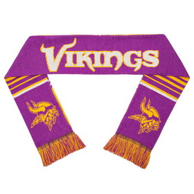 Minnesota Vikings Scarf - Reversible Stripe - 2016