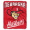 Nebraska Cornhuskers Blanket 50x60 Raschel Alumni Design