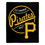 Pittsburgh Pirates Blanket 50x60 Raschel Moonshot Design