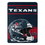 Houston Texans Blanket 46x60 Micro Raschel Run Design Rolled