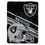 Las Vegas Raiders Blanket 60x80 Raschel Slant Design