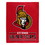 Ottawa Senators Blanket 50x60 Raschel Interference Design