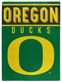 Oregon Ducks Blanket 60x80 Raschel Basic Design