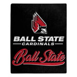 Ball State Cardinals Blanket 50x60 Raschel Signature Design