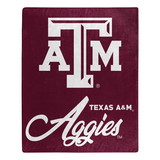 Texas A&M Aggies Blanket 50x60 Raschel Signature Design