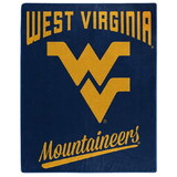 West Virginia Mountaineers Blanket 50x60 Raschel Signature Design