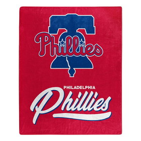 Philadelphia Phillies Blanket 50x60 Raschel Signature Design