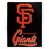 San Francisco Giants Blanket 50x60 Raschel Signature Design