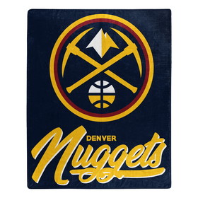 Denver Nuggets Blanket 50x60 Raschel Signature Design