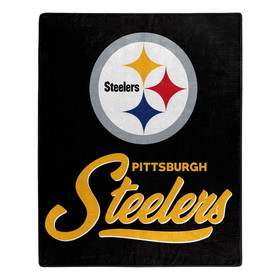 Pittsburgh Steelers Blanket 50x60 Raschel Signature Design