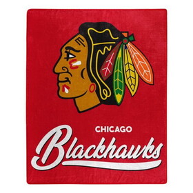 Chicago Blackhawks Blanket 50x60 Raschel Signature Design