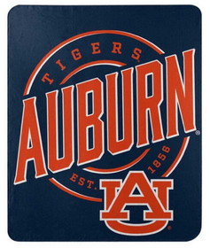 Auburn Tigers Blanket 50x60 Fleece Campaign Design