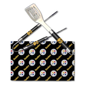 Pittsburgh Steelers BBQ Utensil Set 3 Piece