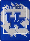 Kentucky Wildcats Blanket 46x60 Micro Raschel Dimensional Design Rolled