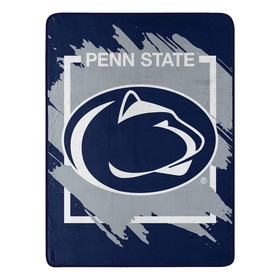 Penn State Nittany Lions Blanket 46x60 Micro Raschel Dimensional Design Rolled