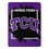 TCU Horned Frogs Blanket 46x60 Micro Raschel Dimensional Design Rolled