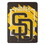 San Diego Padres Blanket 46x60 Micro Raschel Dimensional Design Rolled