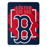 Boston Red Sox Blanket 46x60 Micro Raschel Dimensional Design Rolled