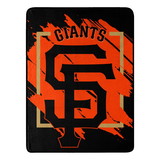 San Francisco Giants Blanket 46x60 Micro Raschel Dimensional Design Rolled