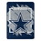 Dallas Cowboys Blanket 46x60 Micro Raschel Dimensional Design Rolled