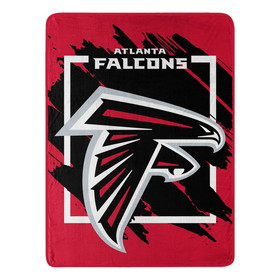 Atlanta Falcons Blanket 46x60 Micro Raschel Dimensional Design Rolled