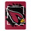 Arizona Cardinals Blanket 46x60 Micro Raschel Dimensional Design Rolled