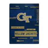 Georgia Tech Yellow Jackets Blanket 60x80 Raschel Digitize Design