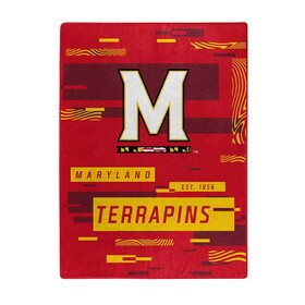 Maryland Terrapins Blanket 60x80 Raschel Digitize Design