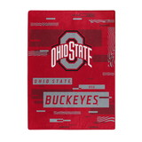 Ohio State Buckeyes Blanket 60x80 Raschel Digitize Design
