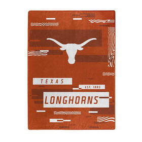 Texas Longhorns Blanket 60x80 Raschel Digitize Design