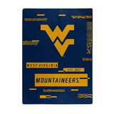 West Virginia Mountaineers Blanket 60x80 Raschel Digitize Design
