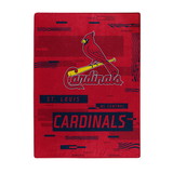 St. Louis Cardinals Blanket 60x80 Raschel Digitize Design