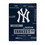 New York Yankees Blanket 60x80 Raschel Digitize Design