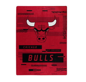 Northwest Chicago Bulls Blanket 60x80 Raschel Digitize Design